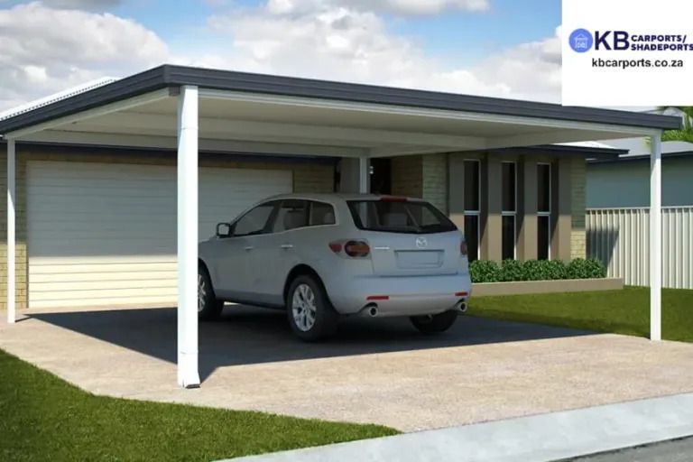 Cantilever carport with modern design