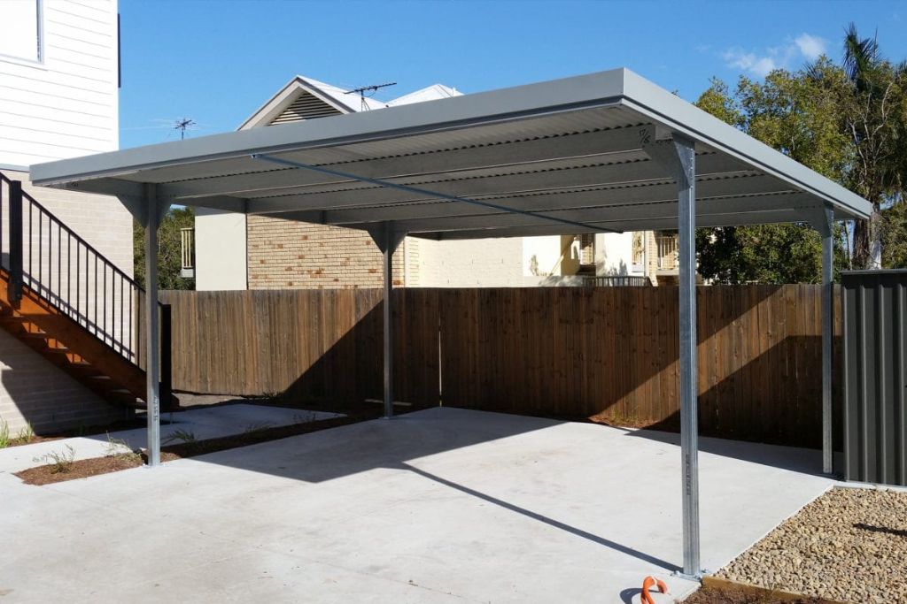 Polycarbonate roofing carport